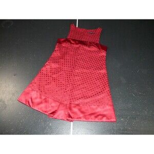 Bebe Red Bow Sparkle Pleated Cocktail Party Dress Women's XS 74649101-B777